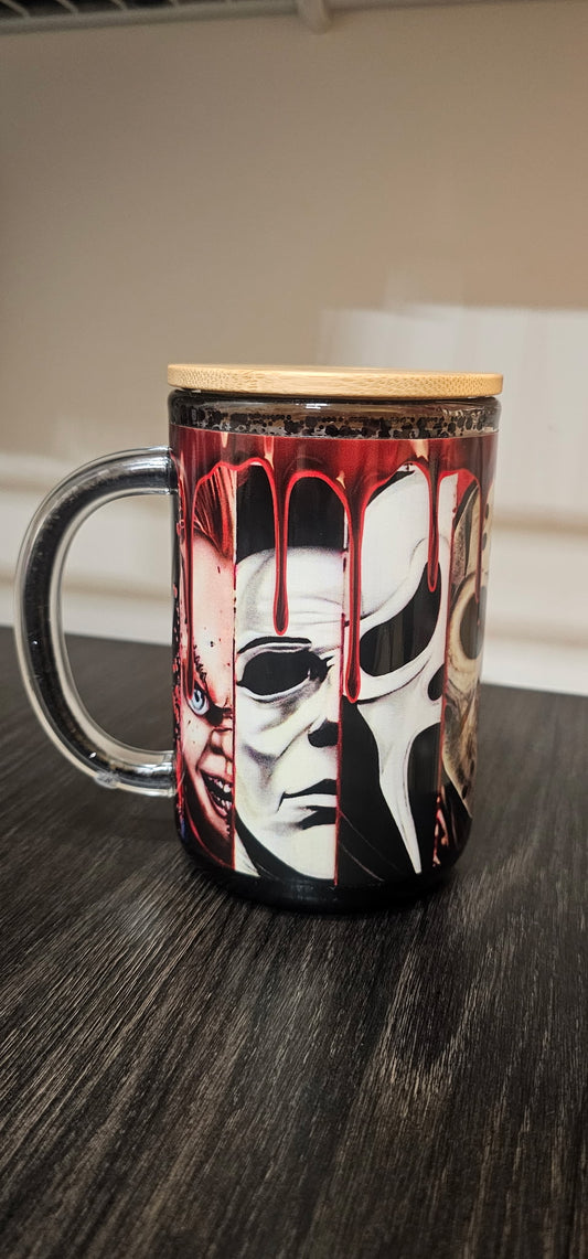 15oz Glass Coffee Mug