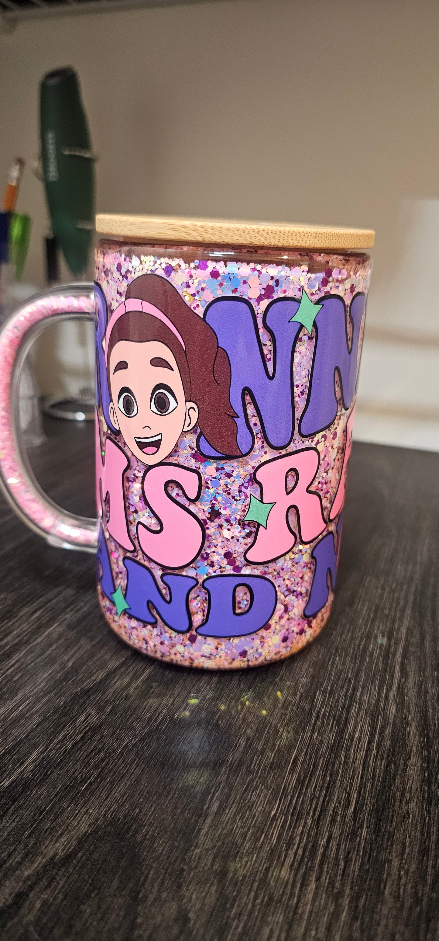 15oz Glass Coffee Mug