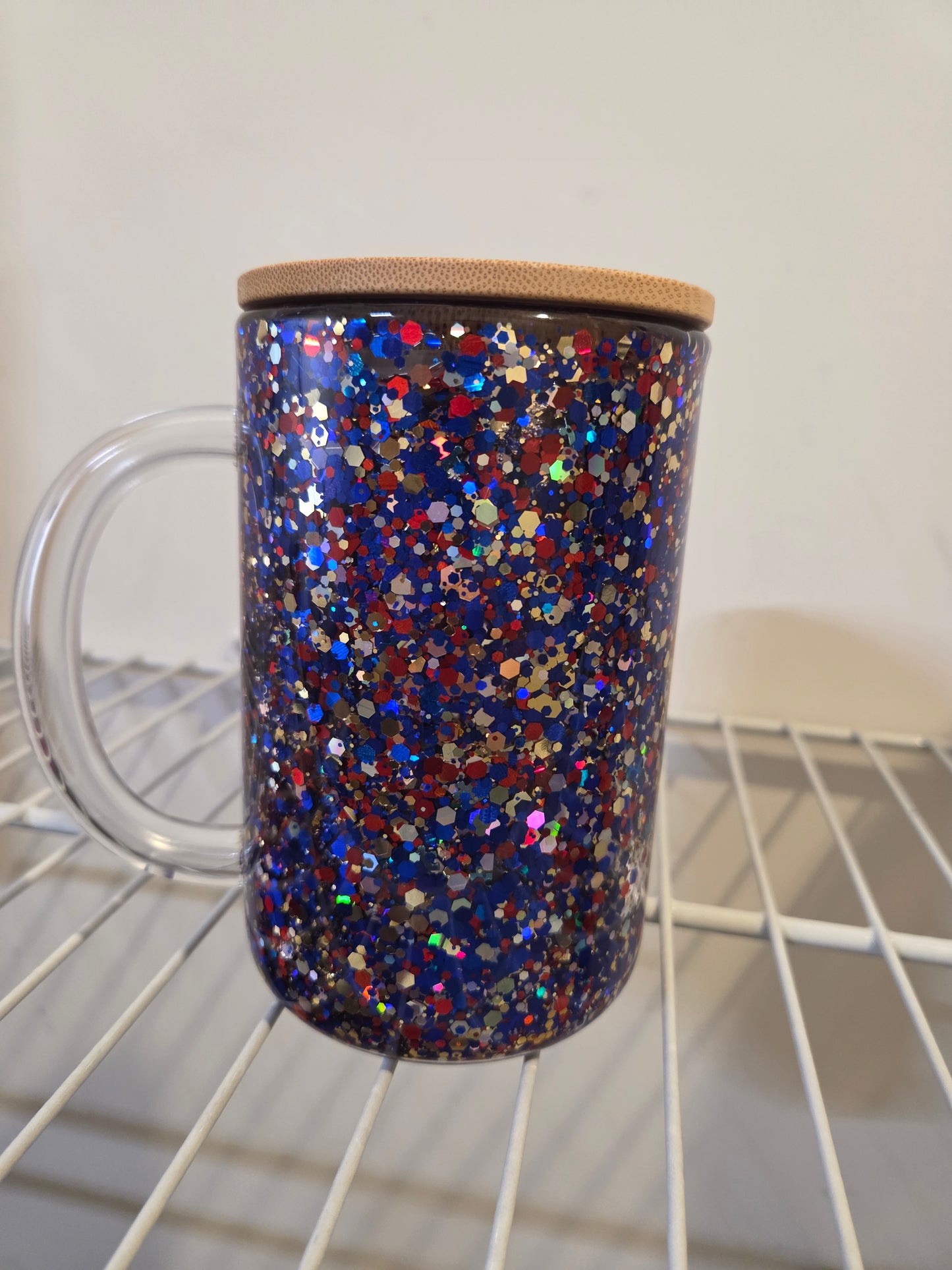 15oz Glass Coffee Mug